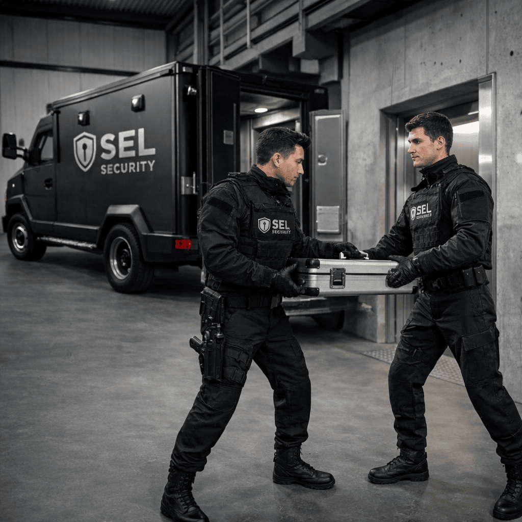 bewaffnete Werttransporte